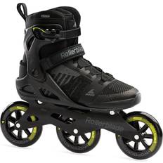 Mens roller skates Rollerblade Macroblade 3WD Mens Inline Skates, Black/Lime