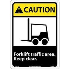 Marker Caution Signs; Forklift Traffic Keep