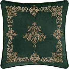 Textiles Five Queens Court Nicholas Complete Decoration Pillows Green (45.72x45.72)