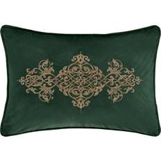 Textiles Five Queens Court Nicholas Evergreen Boudoir Complete Decoration Pillows Gold