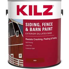 Paint KILZ Siding Fence and Barn Exterior Red