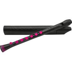 NuVo Recorder Baroque Fingering With Hard Case Black/Pink