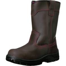 Avenger Slip-Resistant Comp Toe A7146 Women's Brown Boot