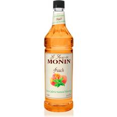 Monin Premium Zero Calorie Natural Peach Flavoring Syrup 33.8fl oz