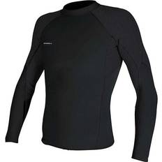 Water Sport Clothes O'Neill Men's Hyperfreak 1.5mm Long Sleeve Top, Black/Black
