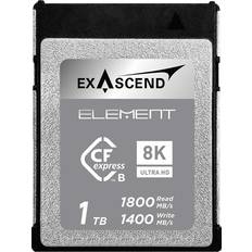 Cfexpress card price Exascend 1TB Element CFexpress Card Type-B Sustained Read 1800MB/s