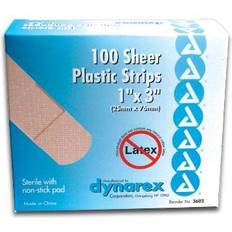 Bandage & Compress Dynarex Adhesive Sheer Strips Bandage, Sterile, X