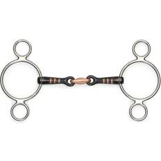 Shires Bridles & Accessories Shires Two Ring Sweet Iron Gag Bit