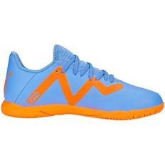 Indoor Football Shoes Children's Shoes Puma Youth Future Play It - Blue Glimmer/Puma White/Ultra Orange