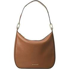 Bags Michael Kors Womens Raven Leather Tote Shoulder Handbag - Luggage