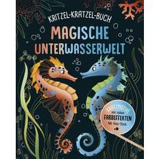 Aktivitätsbücher reduziert Magische Unterwasserwelt Kritzel-Kratzel-Buch für Kinder ab 7 Jahren