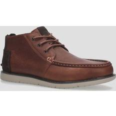 Herre Chukka boots Toms navi brushwood brown leather boots mens
