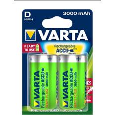 Batterier - D (LR20) Batterier & Ladere Varta Accu D 3000mAh 2-pack