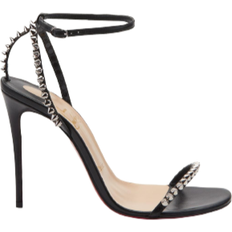 Rubber Heeled Sandals Christian Louboutin So Me 100 mm - Black