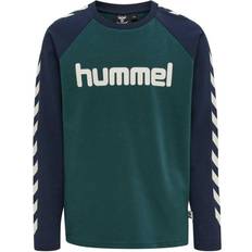 Hummel Boy's T-shirt L/S - Deep Teal (213853-6470)