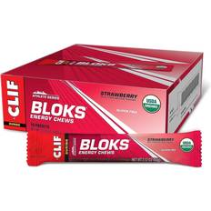 Clif Bar Bloks Energy Chews Strawberry 60g 18 Stk.