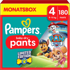 Windeln Pampers Baby-Dry Pants Size 4 9-15kg 180pcs