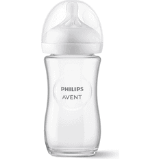 Silikon Saugflaschen Philips Natural Response Glass Baby Bottle 240ml
