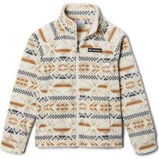 Fleece Garments Columbia Girls Benton Springs II Printed Fleece Jacket - Chalk Checkered Peaks