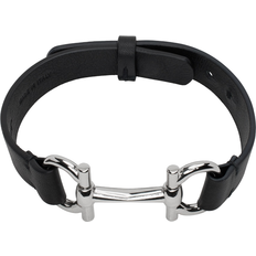Ferragamo Horse bit Bracelet - Black/Silver