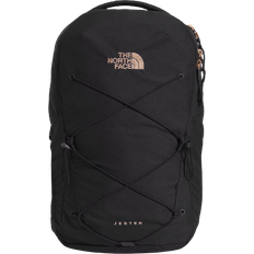 The North Face Women's Jester Backpack - TNF Black Heather/Burnt Coral Metallic