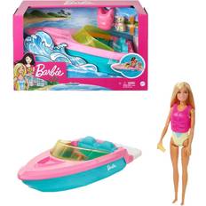 Barbie Puppen & Puppenhäuser Barbie Doll & Boat with Puppy