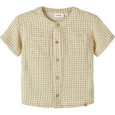Økologisk bomull Skjorter Lil'Atelier Hanson Shirt - Sage (13218187)