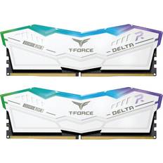 Team Group RAM minne Team Group T-Force Delta RGB White DDR5 6000MHz 2x16GB ECC (FF4D532G6000HC38ADC01)