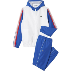 Lacoste Men's Tennis Regular Fit Jogger Set - White/Royal