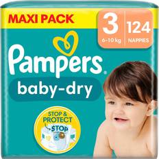 Pampers Bleier Pampers Baby-Dry Size 3 6-10kg 124pcs