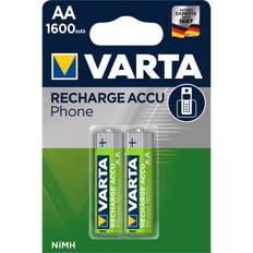 Varta Akkus - Wiederaufladbare Standardakkus Batterien & Akkus Varta Accu AA 1600mAh 2-pack
