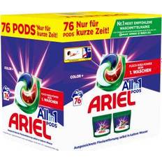 Ariel Reinigungsgeräte & -mittel Ariel color all 1 waschmittel pods 76 waschladungen farbschutz,fleckweg-power