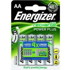 Batterier - Oppladbare standardbatterier Batterier & Ladere Energizer AA Accu Power Plus 2000mAh Compatible 4-pack