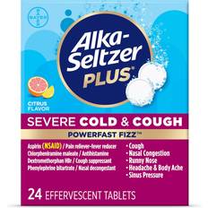 Alka-Seltzer Plus Severe Cold & Cough PowerFast Fizz Citrus Effervescent