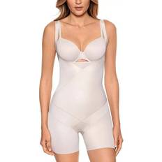 Miraclesuit Tummy Tuck Extra Firm Control Open-Bust Bodysuit - Warm Beige