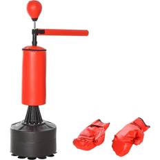 Speed bag Soozier Freestanding Boxing Punch Bag Stand Black, Red