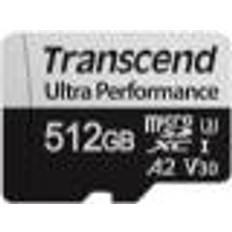 Transcend microSDXC 512GB 340S SD-Adapter TS512GUSD340S