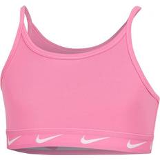 Nike Dri-FIT One Big Kids' Girls' Sports Bra in Pink, FD2276-675 Pink