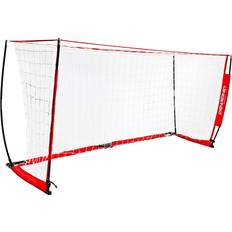 PowerNet Soccer Goal 14x7 Portable Instant Collapsible Bow Style Wheeled Carry Bag