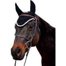 Equine Couture Fly Bonnet With Silver Rope & Crystals