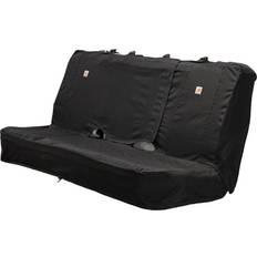 Loose Chair Covers Carhartt Universal Fit Nylon Duck Full-Size Bench Seat Loose Chair Cover Black