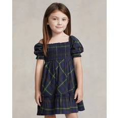 Dresses Children's Clothing Polo Ralph Lauren Girl's Plaid-Print Smocked Dress, 2-6X PLAID