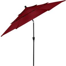 Pure Garden Parasols & Accessories Pure Garden 10 ft Patio Umbrella 3-Tiered Sunshade