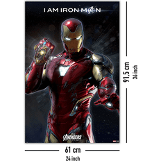 Avengers PYRAMID INTERNATIONAL Endgame I Am Man Poster