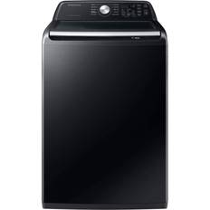 Black Washing Machines Samsung WA47CG3500AV Smart Top Load