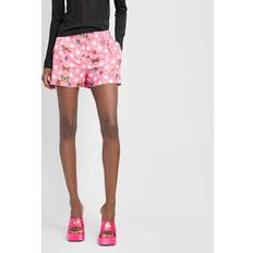Silk Shorts Versace Short Woman colour Pink