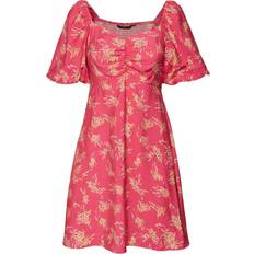 Vero Moda Hia Anea Short Dress - Pink Yarrow