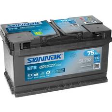 Batterier - Kjøretøybatterier Batterier & Ladere Sønnak Batteri Bilbatteri Start/Stopp SL752 EFB Exide