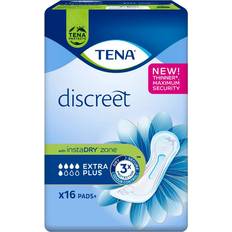 Inkontinensbeskyttelse TENA Discreet Extra Plus InstaDry, 16