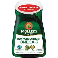 Fettsyrer Mollers Pharma Høykonsentrert Omega-3, 80